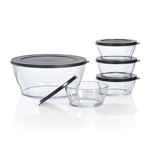 5pc Clearly Elegant Tupperware